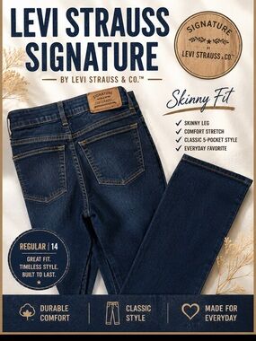Liquido Skinny Jeans in Dark Blue Wash